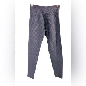 Booty by Brabants Textured Gray Activewear‎ leggings OS